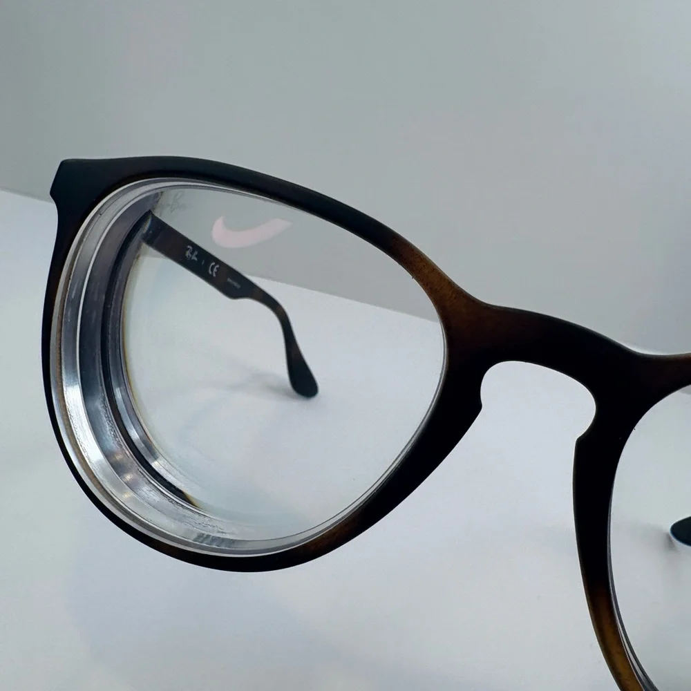 RAY BAN RB7046 5365 51•18•140 Tortoise Round Eyeglasses frame only unisex